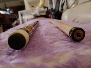 Very Rare Pool Cue,  With Real Coated Snake Skin Grip 60 " (best)