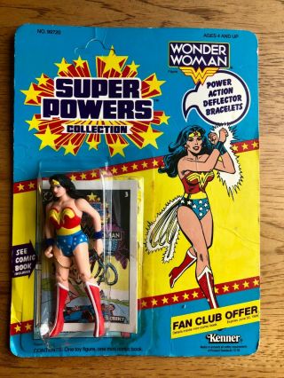 1985 Dc Powers Wonder Woman Action Figure By Kenner Vintage