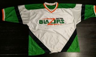 Vtg 90s Boston Blazers Lacrosse Ak Jersey