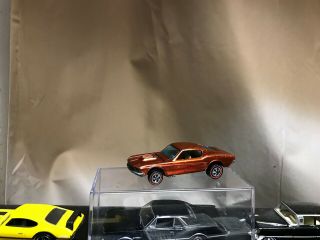 Redline Hot Wheels Custom Mustang W/ Rear Louvered Window (orange)