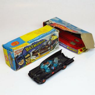 Corgi Toys 267 - Batmobile Red Hubs 1st Box - Boxed Mettoy Playcraft Batman