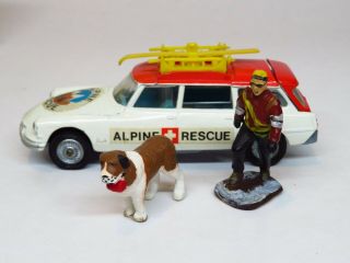 Corgi Toys 513 - Citroen ID Safari Alpine Rescue - Boxed Mettoy Playcraft DS 8