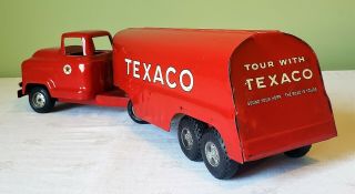 Buddy L Toys GMC ' 550 ' Cab Private Label TEXACO TANKER TT TRUCK 50 ' s V RARE 8