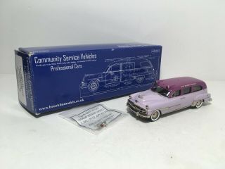 Brooklin Models 1/43 Csv 21 1954 Weller - Desoto Ambulance Two Tone Lilac Mib