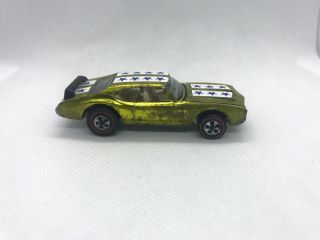 1970 Hot Wheels Redline Olds 442 Yellow 2