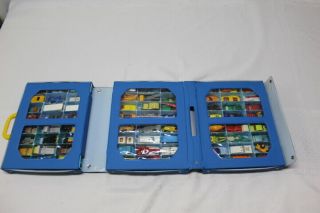 Vintage 1970 Lesney Products Corp.  Matchbox Carry Case Contain 72 Matchbox Cars