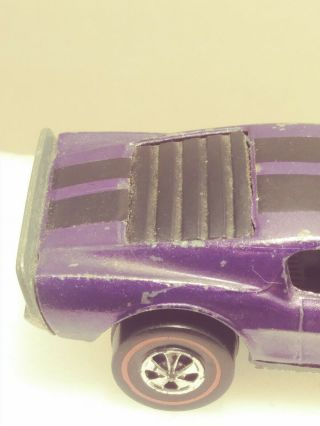 Hot wheel redline custom mustang boss hoss purple all 1969 7