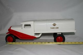 Buddy L Pressed Steel 1930 ' s Gasoline Tanker Truck,  Restored 8