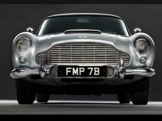 1 Exotic Vintage Car Sport Aston Martin Race Gt Rare Carousel Silver 18 Metal 24