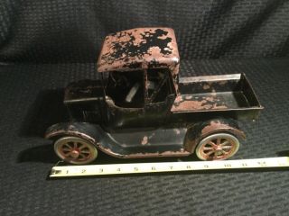 Vintage Buddy L Toy Truck 1920’s Pressed Steel 12”long