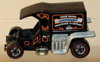 Dte 1977 Hot Wheels Redline 9648 Black T - Totaller