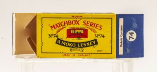 MATCHBOX LESNEY Moko 74A MOBILE CANTEEN type B4 7