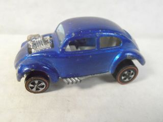 Vintage Hot Wheels Redline Rare Blue Custom Volkswagen No Sunroof Hk