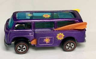 Hot Wheels Redline 1969 Purple Vw Beach Bomb Bus