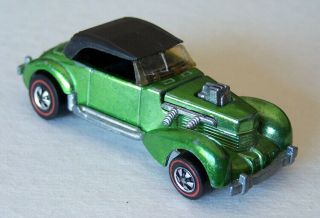 Hot Wheels Redline Classic Cord Light Green With Roof