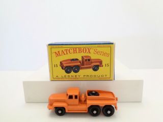 1959 MOKO Lesney Matchbox No.  15 ' ROTINOFF TRACTOR ' - - - - flat - - - - - see photos & more 3