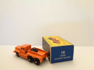 1959 MOKO Lesney Matchbox No.  15 ' ROTINOFF TRACTOR ' - - - - flat - - - - - see photos & more 7