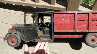 VINTAGE 1920 ' S CITY DRAY TRUCK BUDDY L TOY TRUCK PRESSED STEEL DELUXE 22IN 5