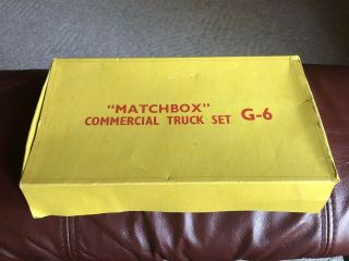 Matchbox G - 6 Commercial Truck Gift Set Regular Wheels,  Box