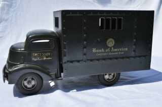 Smith Miller Gmc Bank Truck - Black,  Repainted,  Nothing Broken