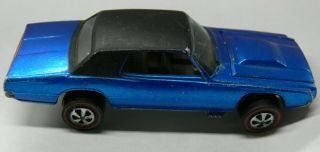 2 - 1968 Hot Wheels Redline Custom Cougar Car Blue And Green 2 Cars