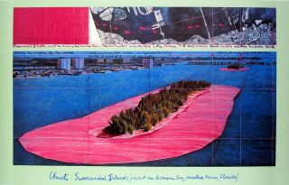 Javacheff Christo - Surrounded Islands (1982) - 1983 Poster