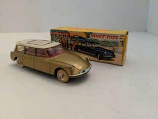 Dinky Toys 539 Citroen ID19 Break 1963 Car,  Made in France,  ID 19 7
