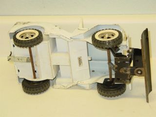 Vintage Tonka Jeep Wrecker With Plow Truck,  Pressed Steel,  1964 6