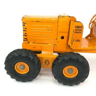 Vintage Doepke Model Toys Adams Motor Grader Diesel Metal Construction Toy Large 5