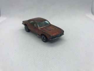 1968 Hot Wheels Redline Custom Camaro Copper Hk