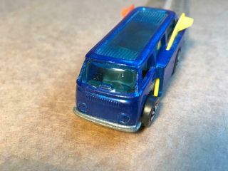 BEACH BOMB VW VAN BLUE REDLINE HOT WHEELS CAR VINTAGE DIE CAST MATTEL OLD TOY 5