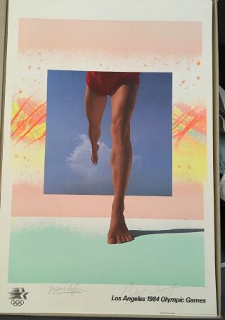 April Greiman&jayme Odgers,  Los Angeles Olympic Games 1984,  Limited Ed,  Hand Signed