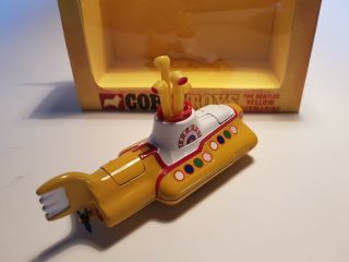 CORGI 803 ' THE BEATLES ' YELLOW SUBMARINE & BOX - 6