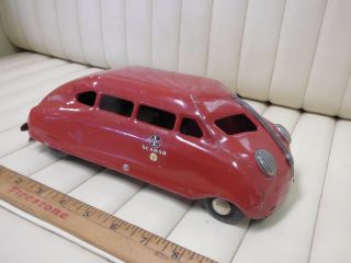 1957 Buddy L - Scarab Car Pressed Steel Wind Up Toy 711