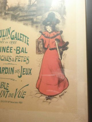 Maitres de L ' Affiche by Rodel Plate 75 Moulin de la Galette 1897 3