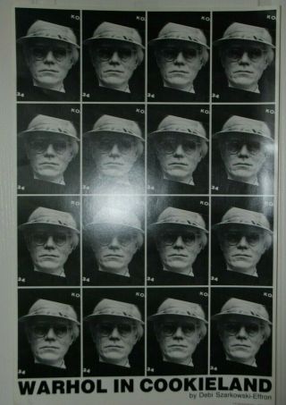Vintage Andy Warhol In Cookieland Poster Vintage Poster 1987