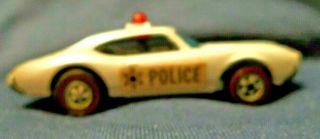 Vintage 1969 Hong Kong Mattel Hot Wheels Redline Police Cruiser