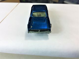 Vintage Hot Wheels Redline 1969 Custom Dodge Charger Blue NM (Displayed Car) 6