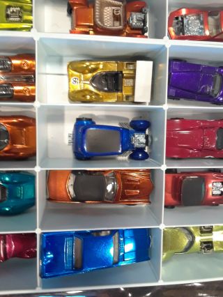 MATTEL HOT WHEELS CASE FOR 24 CARS WITH 24 CARS SOME MAY NOT BE HOT WHEELS 5