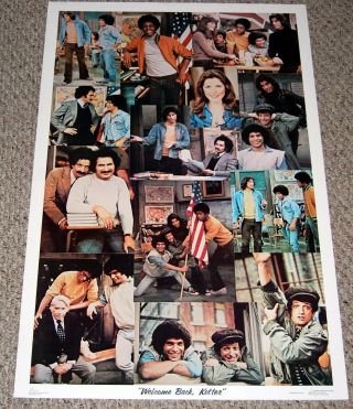 Welcome Back Kotter Sweathogs Collage Poster 1976 Dargis 3397 John Travolta