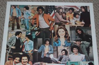 Welcome Back Kotter Sweathogs Collage Poster 1976 Dargis 3397 John Travolta 2