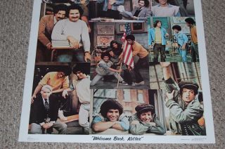 Welcome Back Kotter Sweathogs Collage Poster 1976 Dargis 3397 John Travolta 3