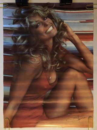Farrah Fawcett Vintage Poster Pin - Up Sexy Bikini Pro Arts Bathing Suit