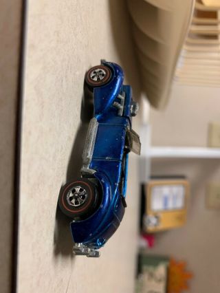 Vintage Redline Hot Wheels Classic Cord 1970 Blue -