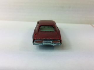 Vintage Hot Wheels Redline 1969 Custom Dodge Charger RED NM (Displayed Car) Read 8