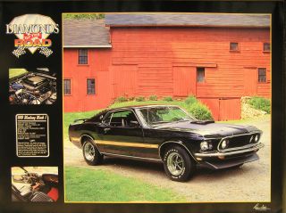 1969 Ford Mustang Mach I Poster 18 X 24 Digital Photography And