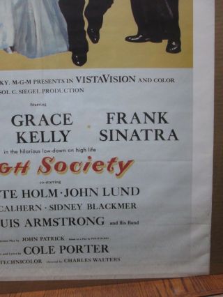 High Society Frank Sinatra Grace Kelly Bing Crosby Vintage Movie poster 12687 5