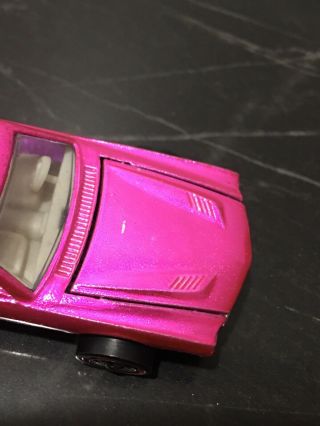 Hot Wheels Redlines - 1968 all - CUSTOM AMX - PINK With Button 6