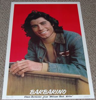 John Travolta Vinnie Barbarino Welcome Back Kotter Poster 1976 Dargis Hot Guy