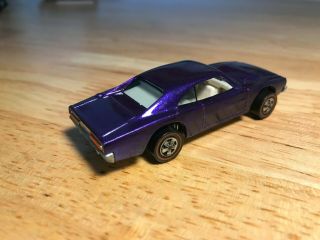Hot Wheels Redline Custom Dodge Charger 1969 Purple 4